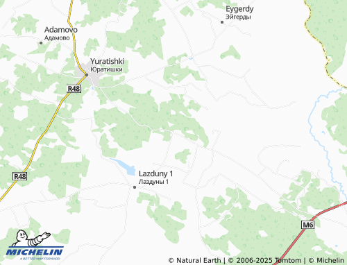 Mapa MICHELIN Kuprovichi - ViaMichelin