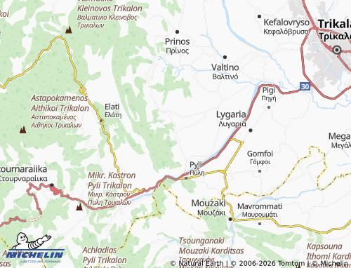 Carte MICHELIN Filyra - ViaMichelin