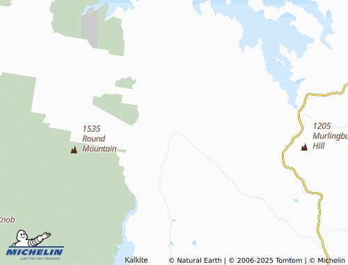 MICHELIN Rocky Plain map - ViaMichelin