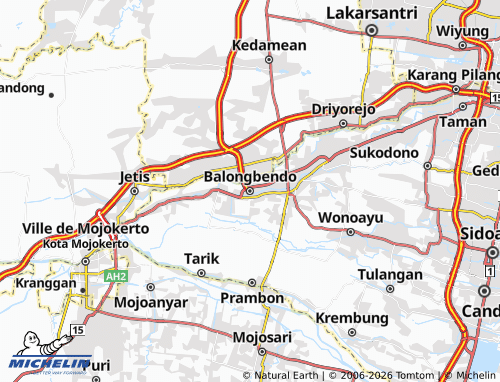 Carte MICHELIN Balongbendo - ViaMichelin
