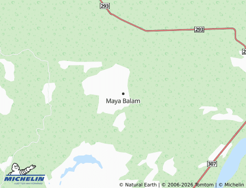 Mapa MICHELIN Maya Balam - ViaMichelin