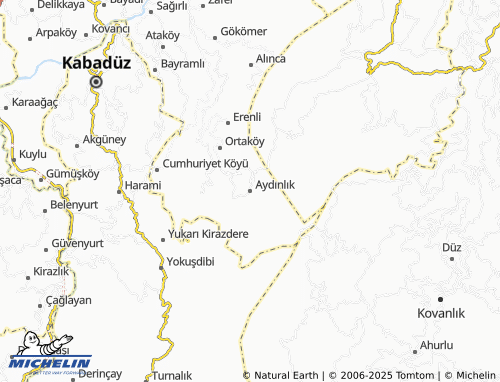 MICHELIN Aydınlık map - ViaMichelin
