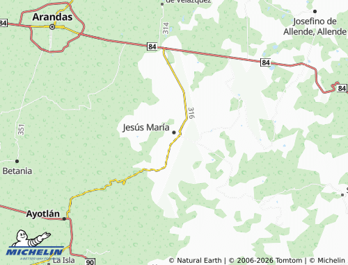 Mapa MICHELIN Jesús María - ViaMichelin