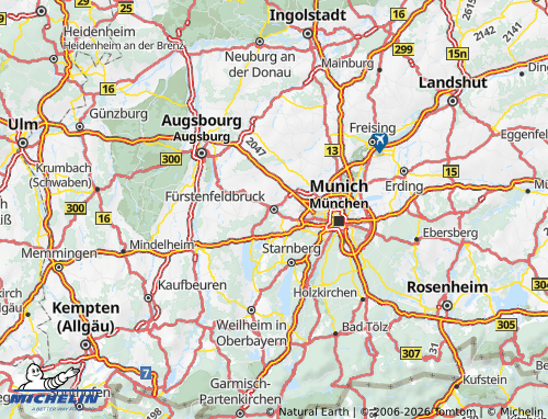 Mapa MICHELIN Furstenfeldbruck - ViaMichelin