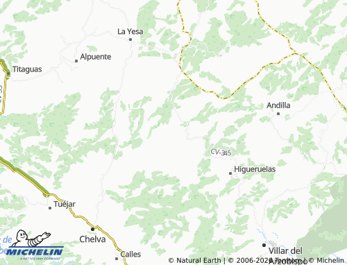 Carte MICHELIN Alcotas - ViaMichelin
