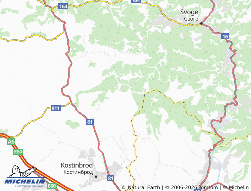 Mappa MICHELIN Tsarichina - ViaMichelin