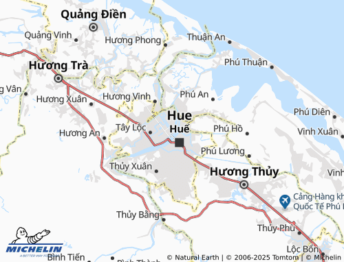 MICHELIN Phú Hòa map - ViaMichelin