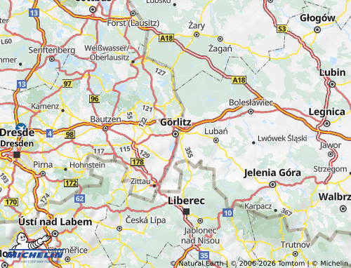 MICHELIN Görlitz map - ViaMichelin