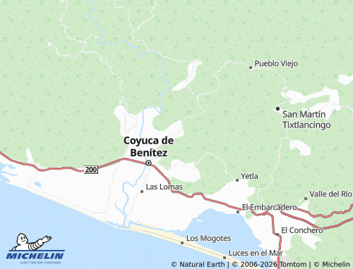 MICHELIN Aguas Blancas map - ViaMichelin