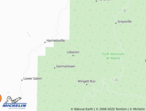 MICHELIN Lebanon map - ViaMichelin