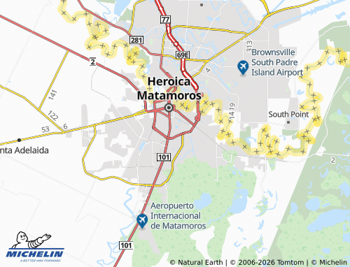 MICHELIN Valle Encantado map - ViaMichelin