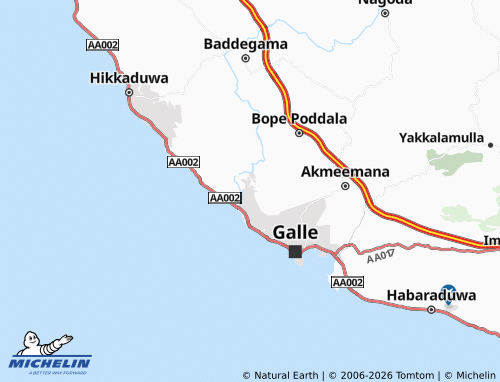 Carte MICHELIN Maha Hapugala - ViaMichelin
