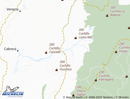 MICHELIN La Unión Sur map - ViaMichelin