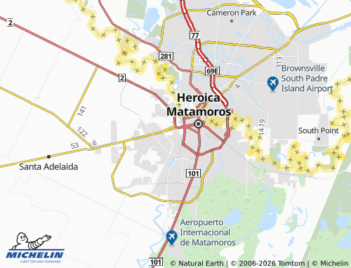 Mappa MICHELIN Infonavit Los Ébanos - ViaMichelin