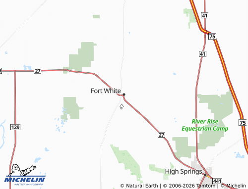 Mappa MICHELIN Fort White - ViaMichelin