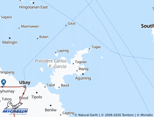 MICHELIN Bonbonon map - ViaMichelin