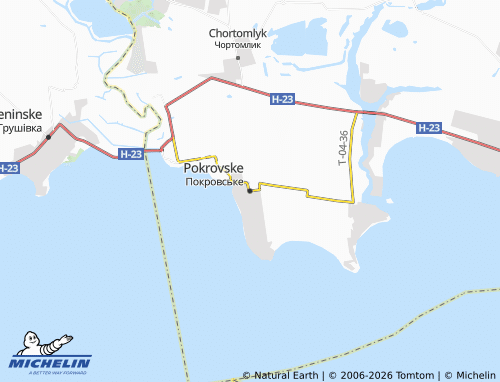 Mapa MICHELIN Pokrovske - ViaMichelin