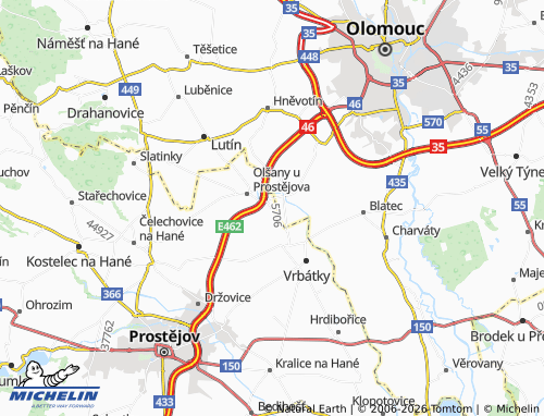 MICHELIN-Landkarte Hablov - ViaMichelin