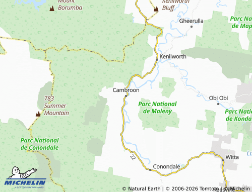 MICHELIN Cambroon map - ViaMichelin