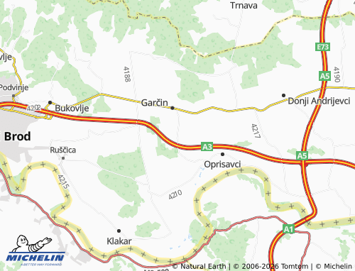 MICHELIN-Landkarte Bicko Selo - ViaMichelin