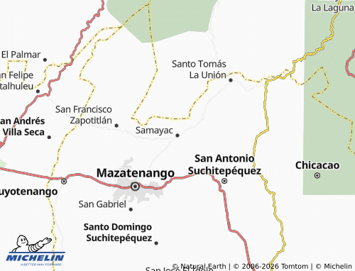 MICHELIN Samayac map - ViaMichelin