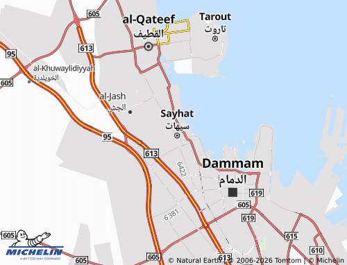 MICHELIN-Landkarte al-Khasab - ViaMichelin