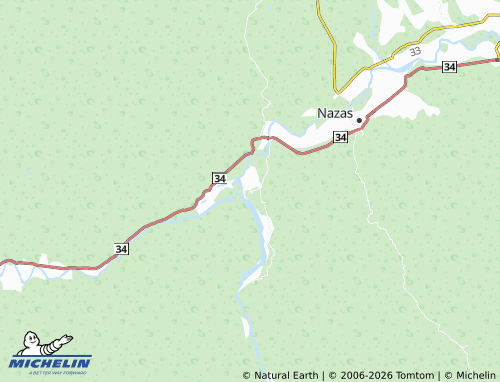 MICHELIN Las Adjuntas map - ViaMichelin