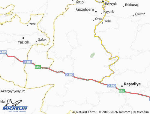 MICHELIN Çevrecik map - ViaMichelin