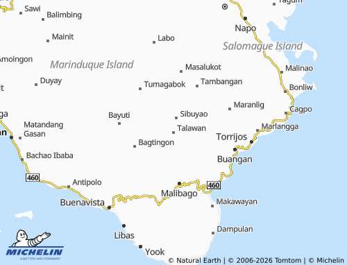 MICHELIN Talawan map - ViaMichelin