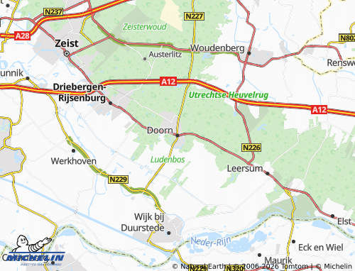 MICHELIN Doorn map - ViaMichelin