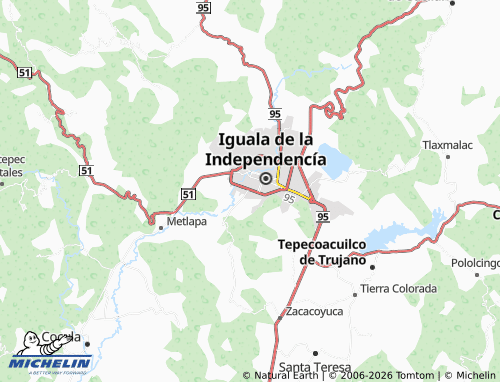 Mapa MICHELIN Niños Héroes - ViaMichelin
