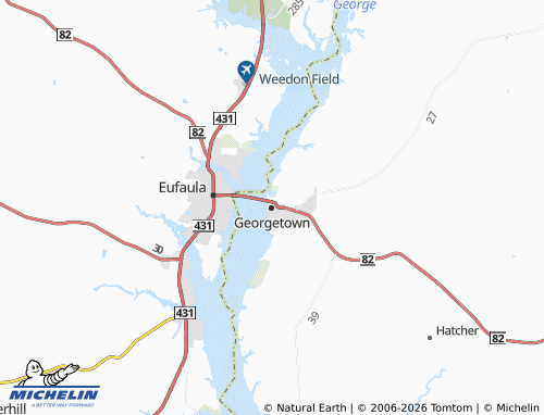 Mapa MICHELIN Georgetown - ViaMichelin