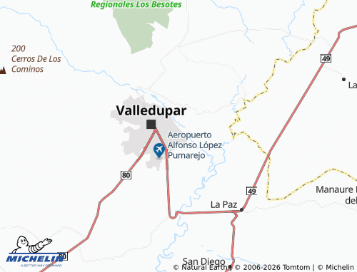 MICHELIN Mayales Etapa I map - ViaMichelin