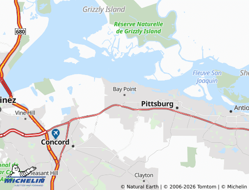 Mappa MICHELIN Bay Point - ViaMichelin