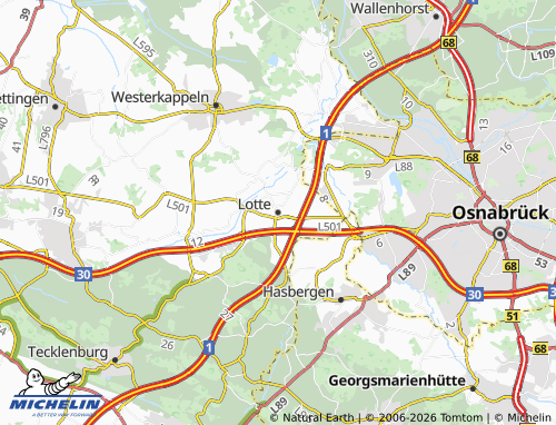 MICHELIN Lotte map - ViaMichelin