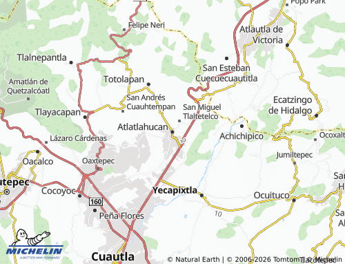 Mapa MICHELIN Atlatlahucan - ViaMichelin