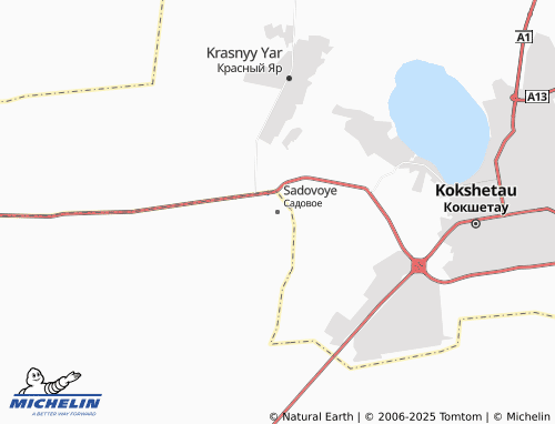 MICHELIN Sadovoye map - ViaMichelin