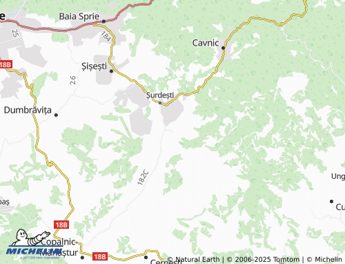 MICHELIN Plopiș map - ViaMichelin