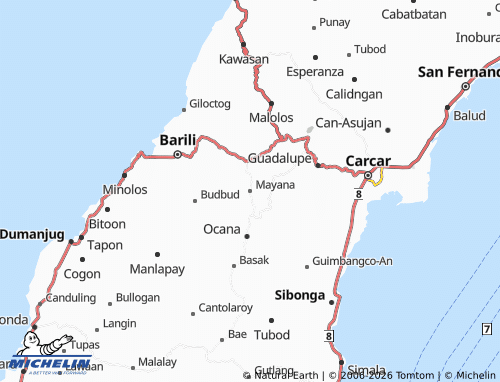 MICHELIN Mayana map - ViaMichelin