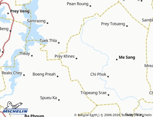 Mappa MICHELIN Prey Khnes - ViaMichelin