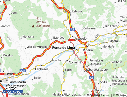 Mapa MICHELIN Cabrão de Sá - ViaMichelin