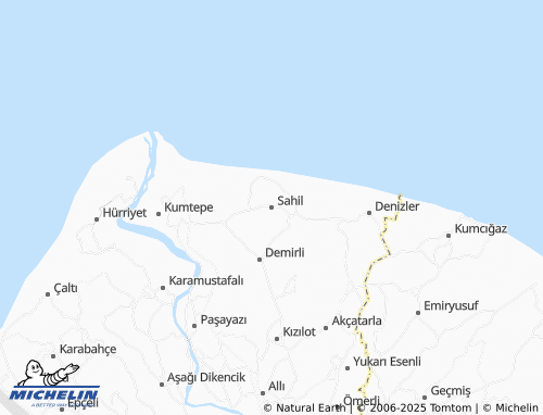 MICHELIN Sahil map - ViaMichelin