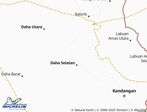MICHELIN Sungai Mandala map - ViaMichelin