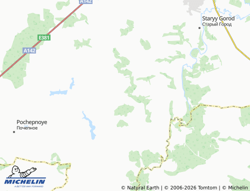 Carte MICHELIN Bykhovka - ViaMichelin