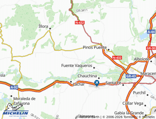 MICHELIN Valderrubio map - ViaMichelin