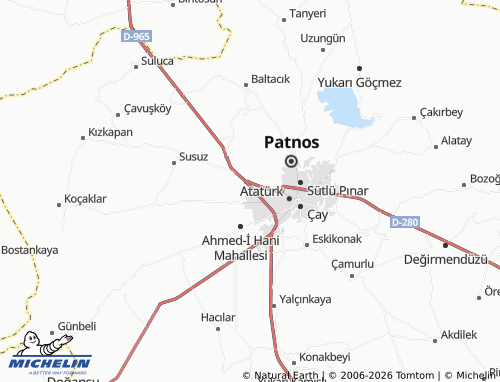 MICHELIN Sanayi map - ViaMichelin