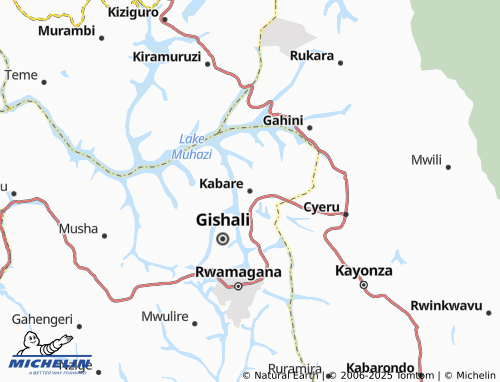 MICHELIN Kabare map - ViaMichelin