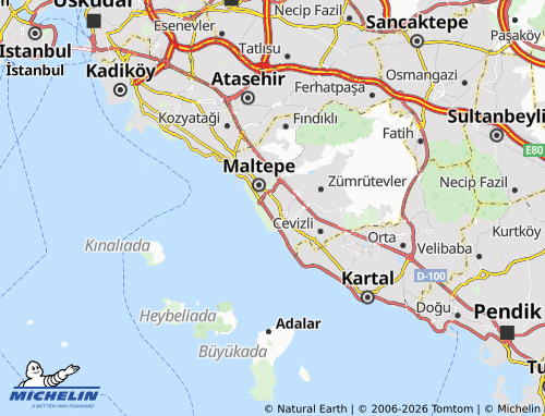 MICHELIN Feyzullah map - ViaMichelin