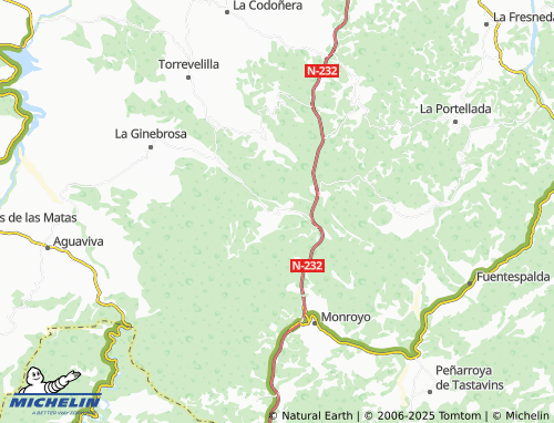 MICHELIN La Cerollera map - ViaMichelin