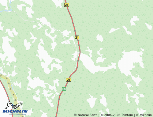 Kaart MICHELIN Orajärvi - ViaMichelin